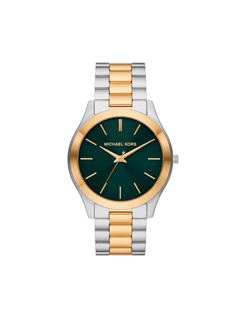 michael kors runway uhr silber